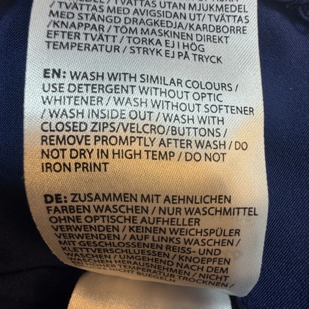 Daily Sports Navy Blue Golf Skort Women US 6 Blue Performance Pleated Back Skirt
